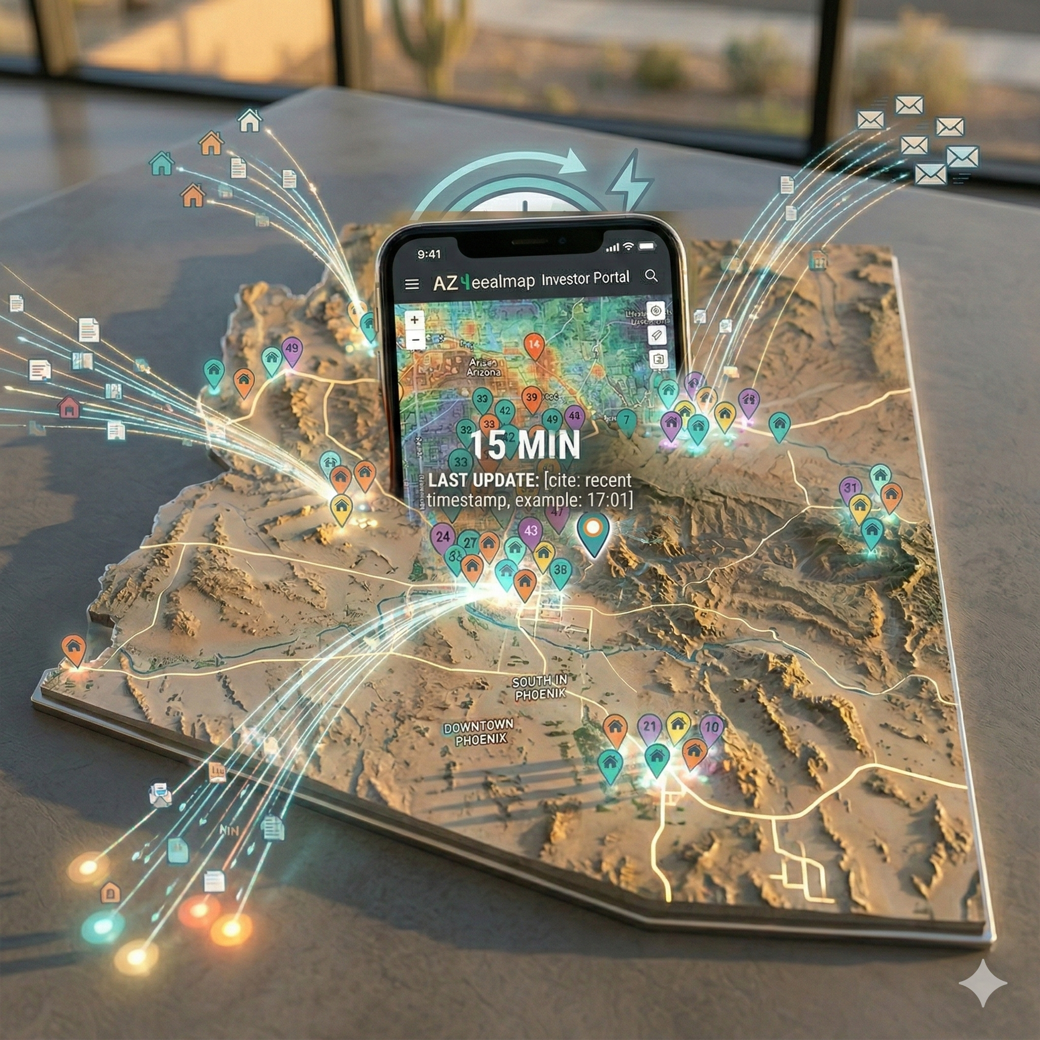 Data scraped every 15 minutes